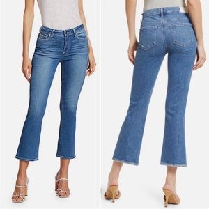 PAIGE Colette crop flare high rise Jean